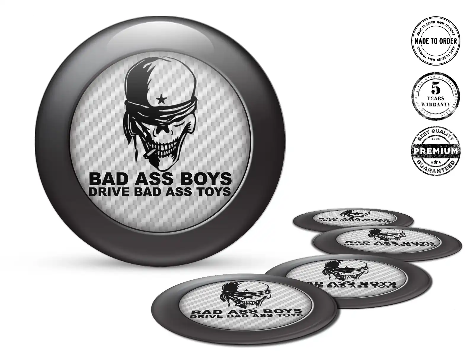 Individuelle Dome Sticker Racing Thrust Grid